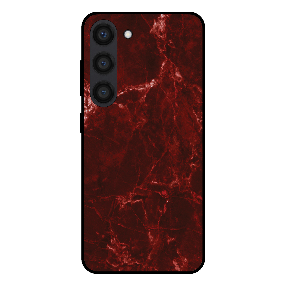 Sublimatiehoesje Samsung Galaxy S23 marmer rood