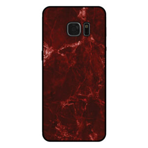 Sublimatiehoesje Samsung Galaxy S7 Edge marmer rood