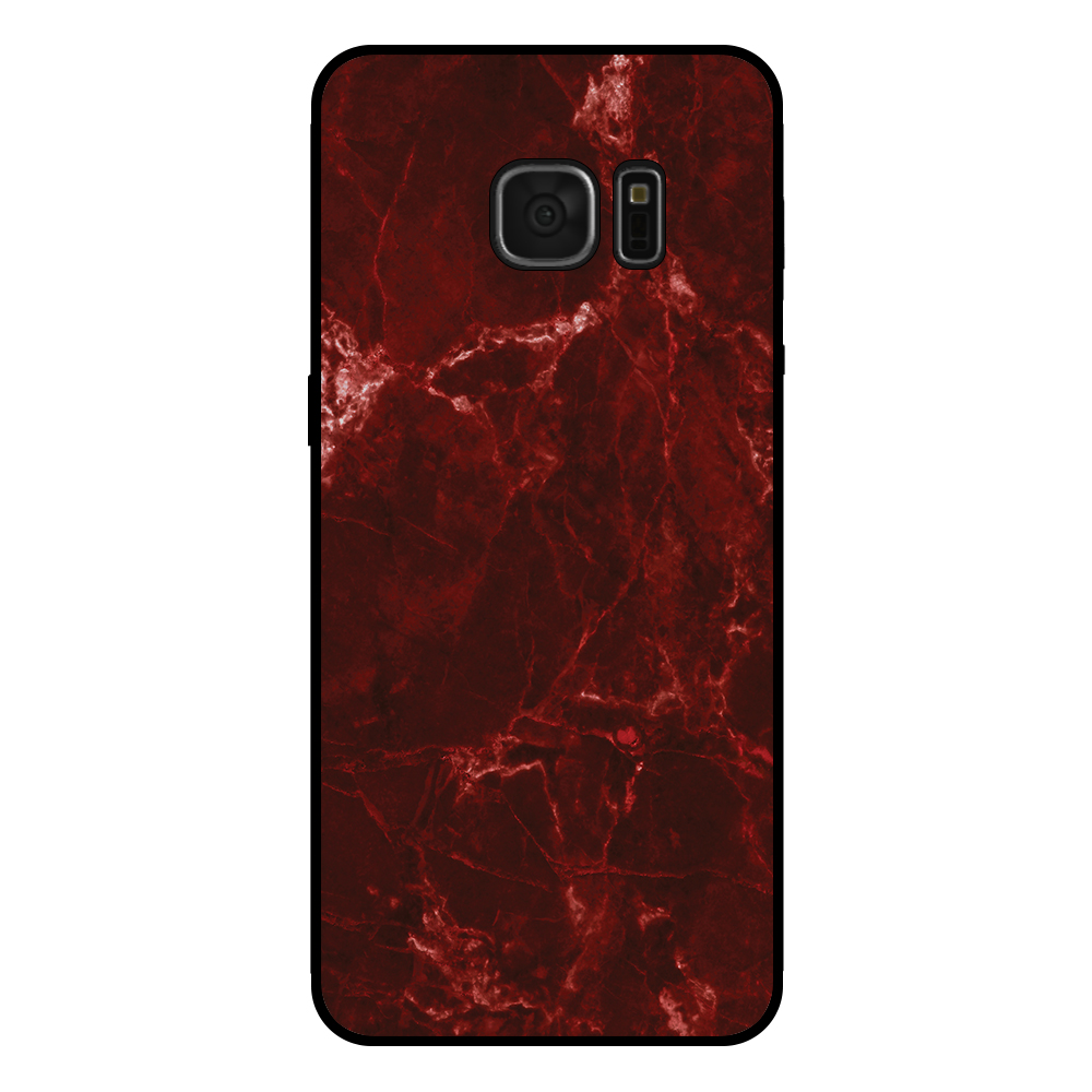 Sublimatiehoesje Samsung Galaxy S7 Edge marmer rood