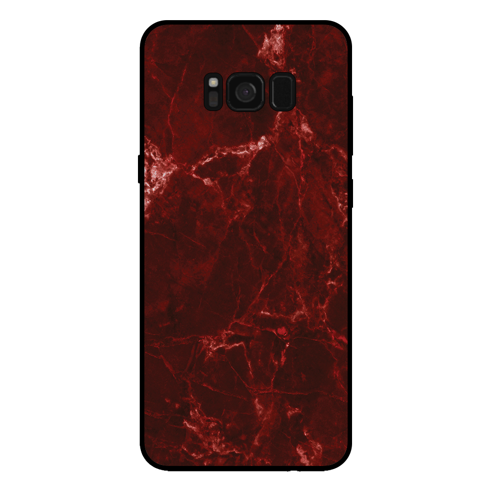 Sublimatiehoesje Samsung Galaxy S8 Plus marmer rood