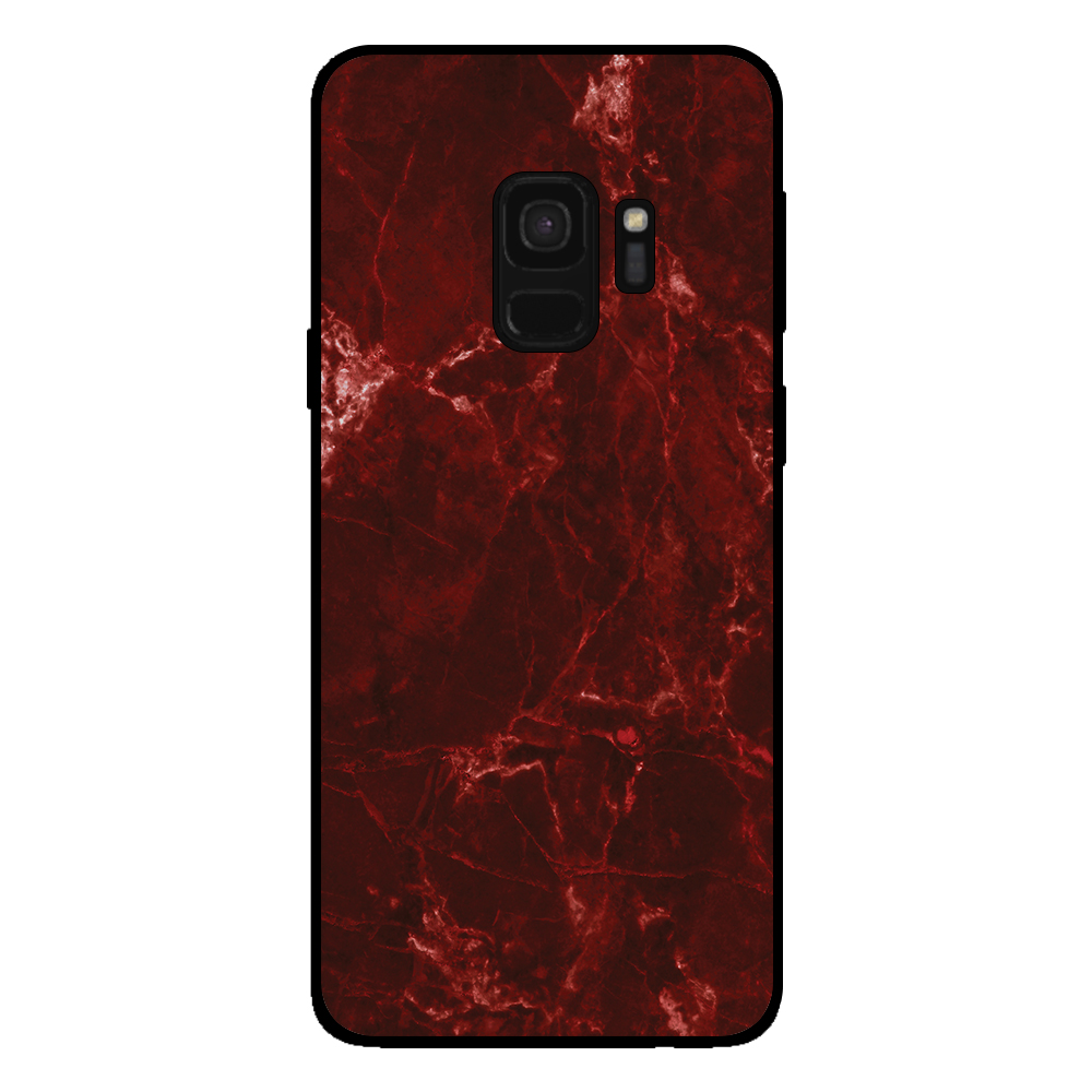 Sublimatiehoesje Samsung Galaxy S9 marmer rood