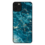 Sublimatiehoesje iPhone 11 Pro Max marmer blauw