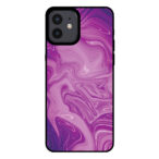 Sublimatiehoesje iPhone 12-12 Pro marmer paars