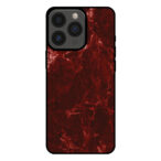Sublimatiehoesje iPhone 13 Pro marmer rood