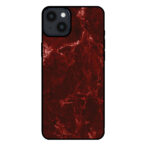 Sublimatiehoesje iPhone 14 Plus marmer rood