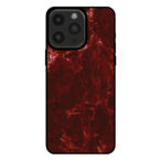 Sublimatiehoesje iPhone 14 Pro Max marmer rood