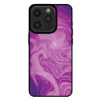 Sublimatiehoesje iPhone 14 Pro marmer paars