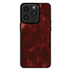 Sublimatiehoesje iPhone 14 Pro marmer rood