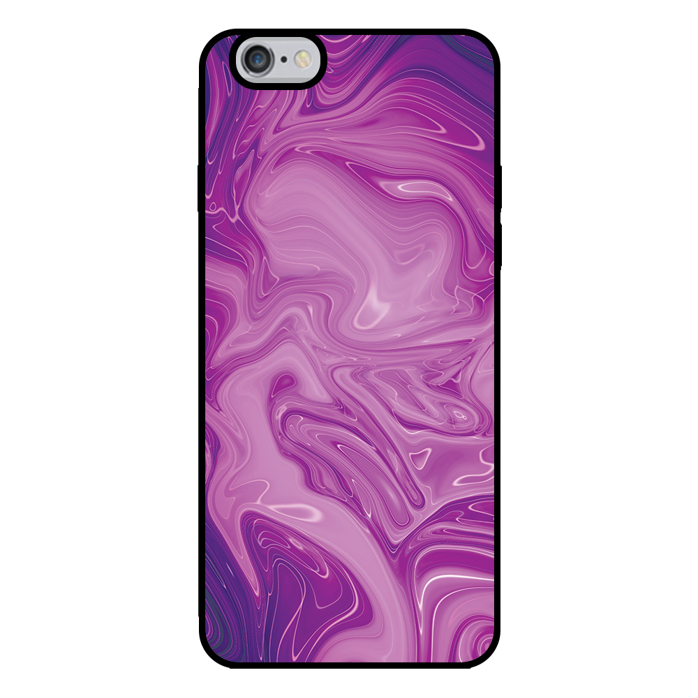 Sublimatiehoesje iPhone 6-6s marmer paars