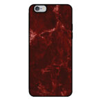 Sublimatiehoesje iPhone 6-6s marmer rood