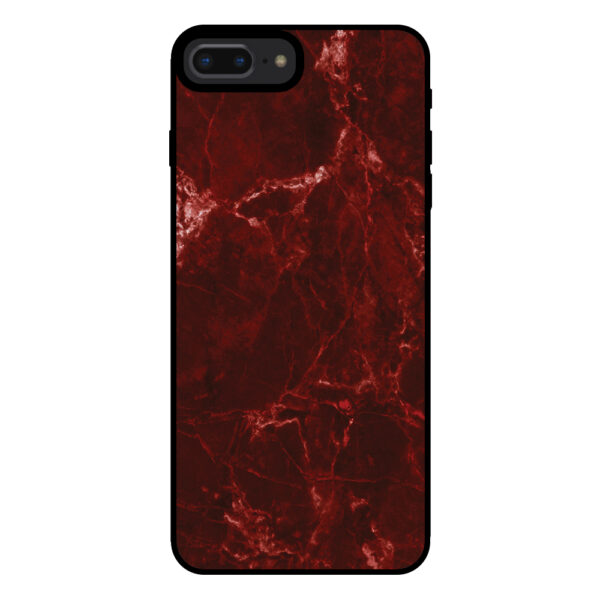 Sublimatiehoesje iPhone 7-8 Plus marmer rood