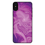 Sublimatiehoesje iPhone Xs Max marmer paars