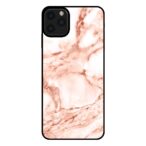 iPhone 11 Pro Max marmer hoesje wit rosé goud