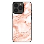 iPhone 13 Pro marmer hoesje wit rosé goud