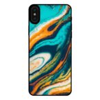 iPhone X-Xs marmer hoesje groen