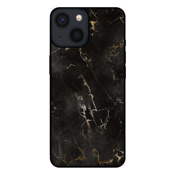 Sublimatiehoesje iPhone 13 Mini marmer zwart