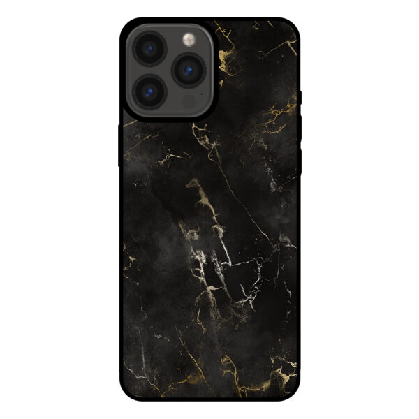 Sublimatiehoesje iPhone 13 Pro Max marmer zwart