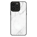 Sublimatiehoesje iPhone 14 Pro Max marmer wit