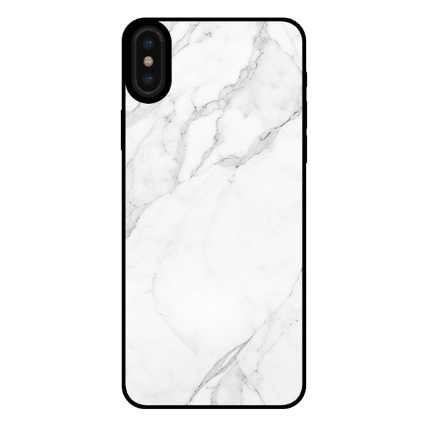 Sublimatiehoesje iPhone X-Xs marmer wit