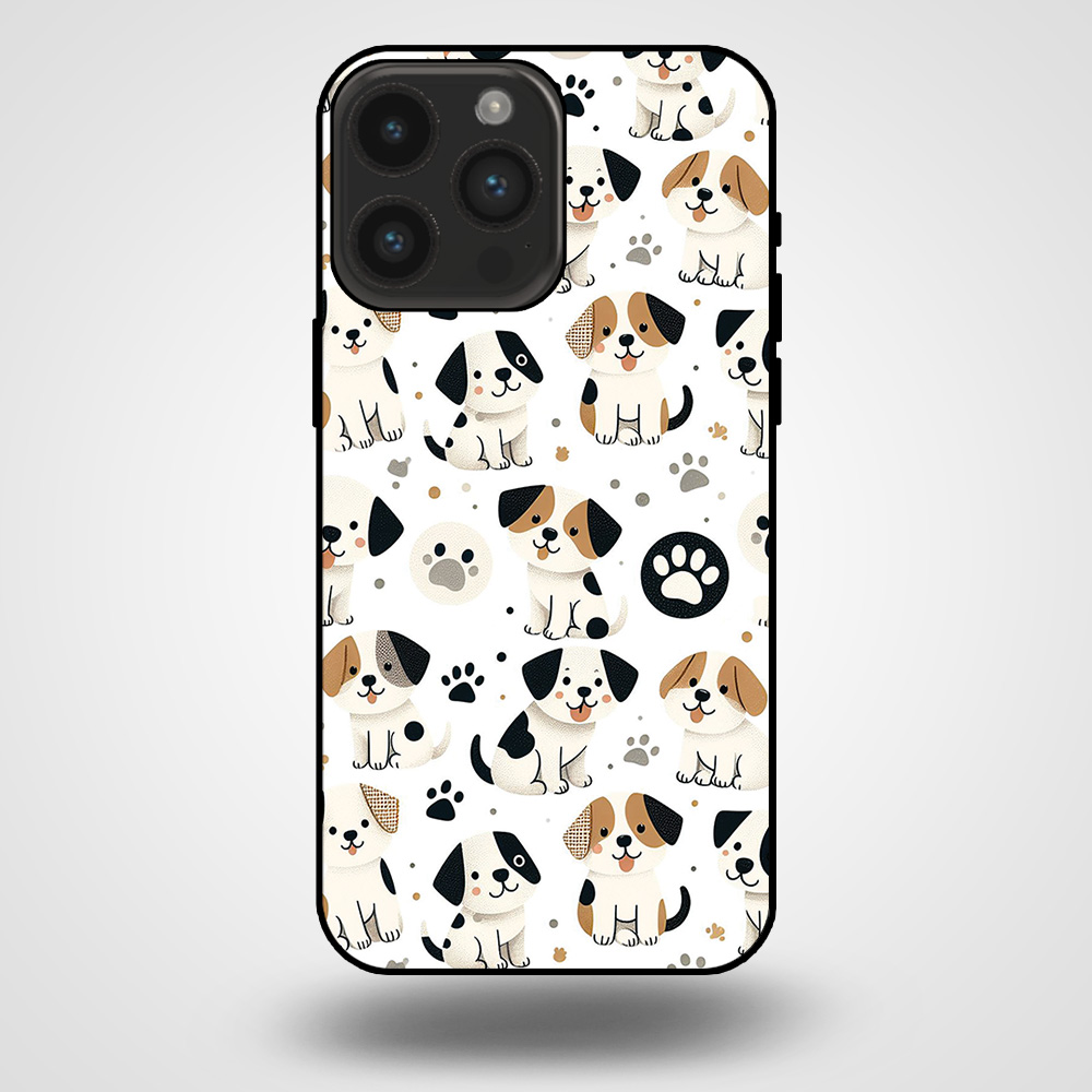 Iphone 14 Pro Max telefoonhoesje met hond opdruk