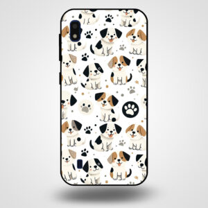 Samsung Galaxy A10 telefoonhoesje met hond opdruk