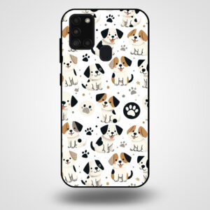 Samsung Galaxy A21s telefoonhoesje met hond opdruk