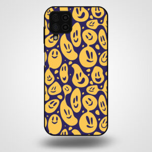 Samsung Galaxy A22 telefoonhoesje met smiley opdruk
