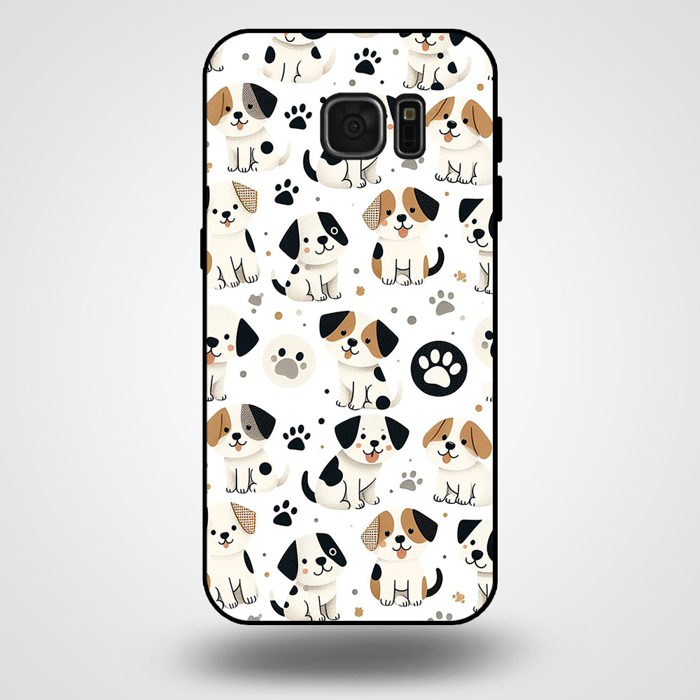 Samsung Galaxy S7 telefoonhoesje met hond opdruk