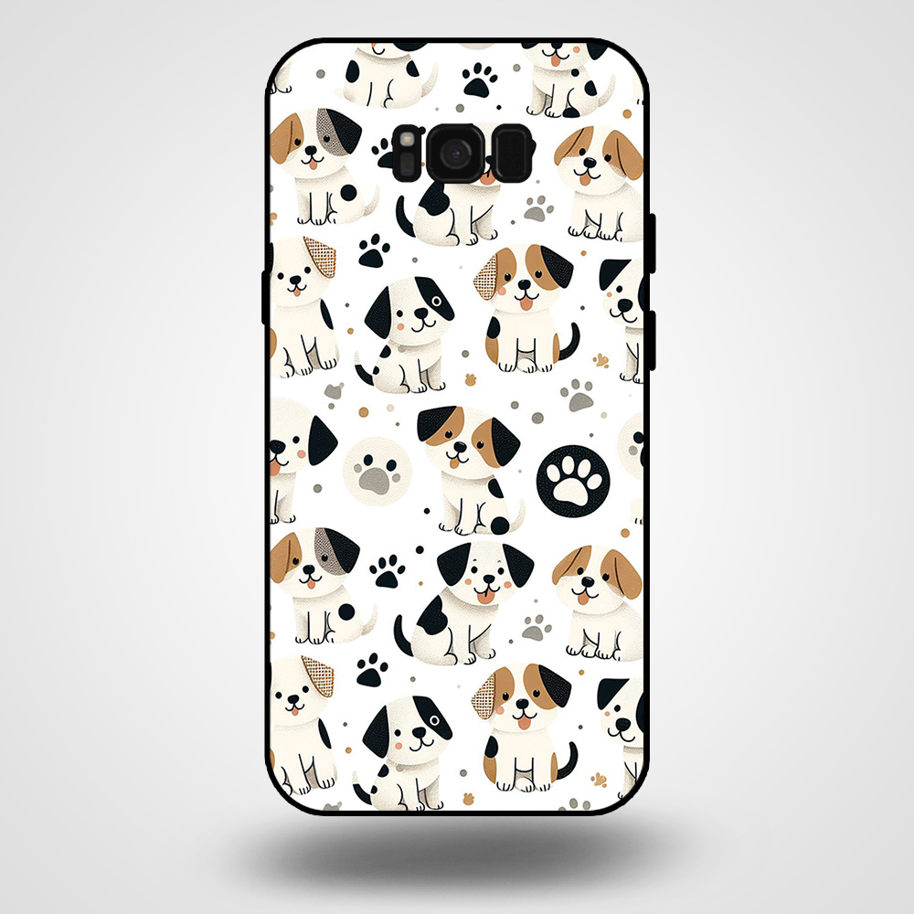 Samsung Galaxy S8+ telefoonhoesje met hond opdruk