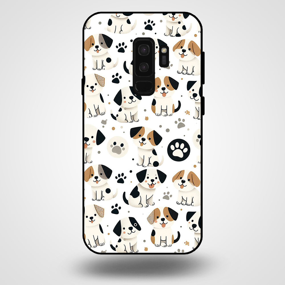 Samsung Galaxy S9+ telefoonhoesje met hond opdruk