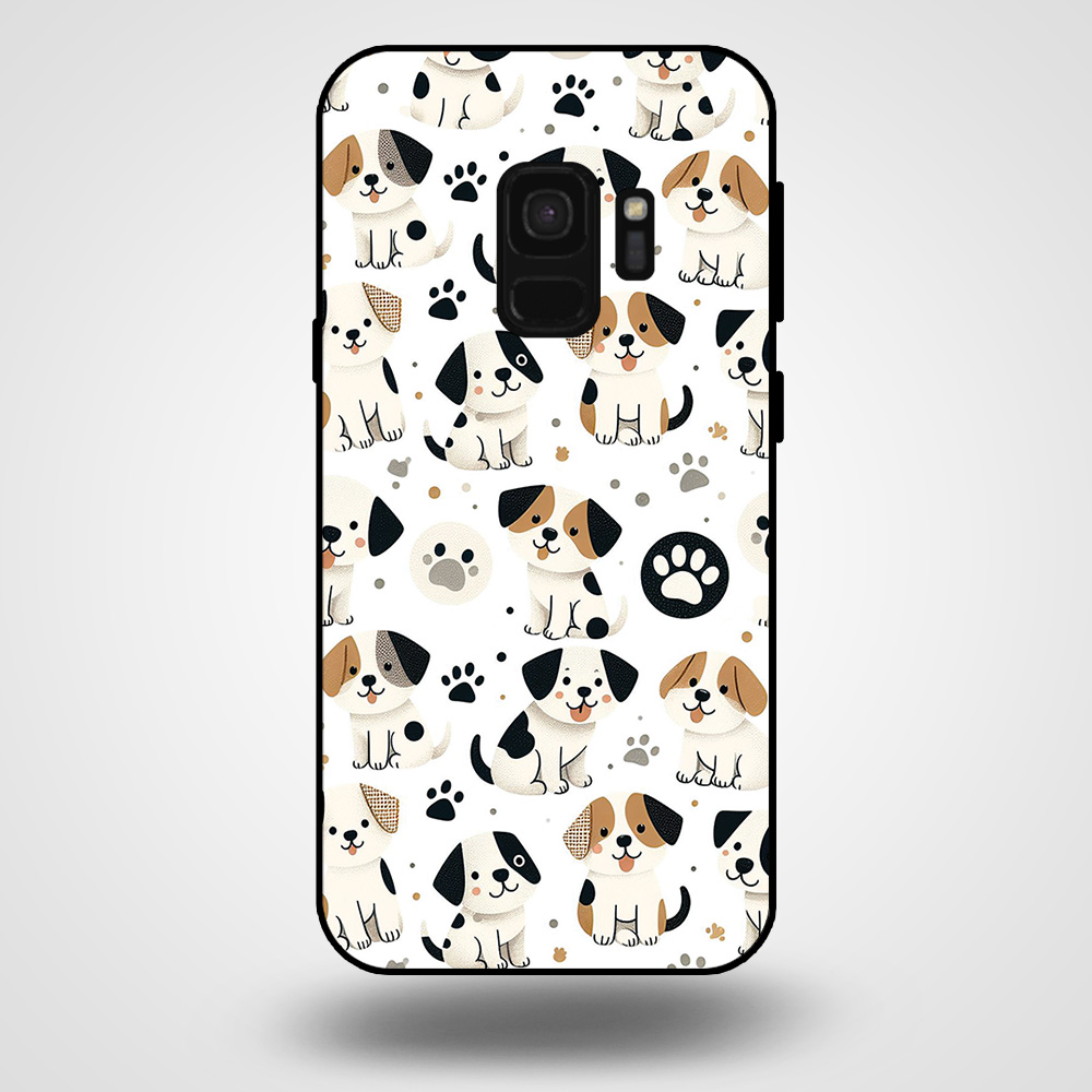 Samsung Galaxy S9 telefoonhoesje met hond opdruk