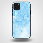 iPhone 11 Pro Max marmer hoesje licht blauw