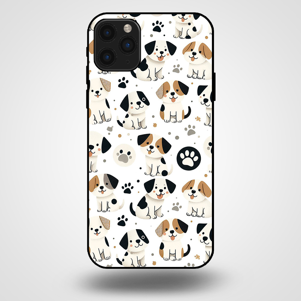 iPhone 11 pro max telefoonhoesje met hond opdruk