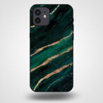 iPhone 12 Pro marmer hoesje goud groen 2