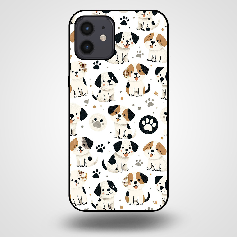 iPhone 12 pro telefoonhoesje met hond opdruk