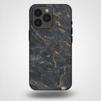 iPhone 13 Pro marmer hoesje goud grijs