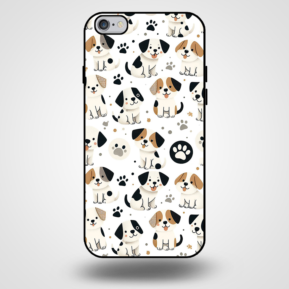 iPhone 6-6s Plus telefoonhoesje met hond opdruk