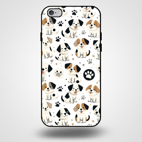 iPhone 6-6s telefoonhoesje met hond opdruk