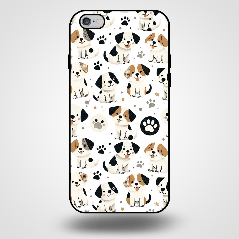 iPhone 6-6s telefoonhoesje met hond opdruk