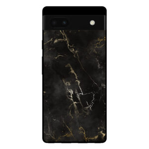 Google Pixel 6 Pro marmer hoesje zwart