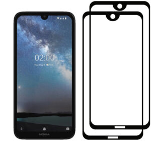 Nokia 2.2 full cover screenprotector duo pack