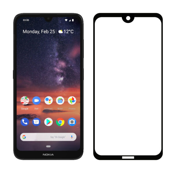 Nokia 3.2 full cover screenprotector 2