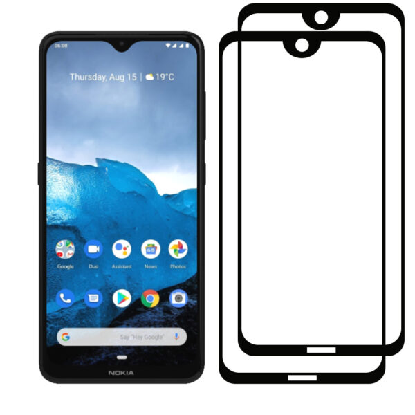 Nokia 6.2 full cover screenprotector duo pack