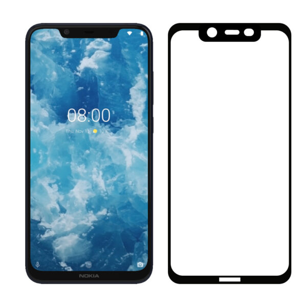 Nokia 8.1 full cover screenprotector 2