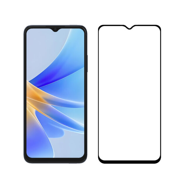 Oppo A17 full cover screenprotector 2