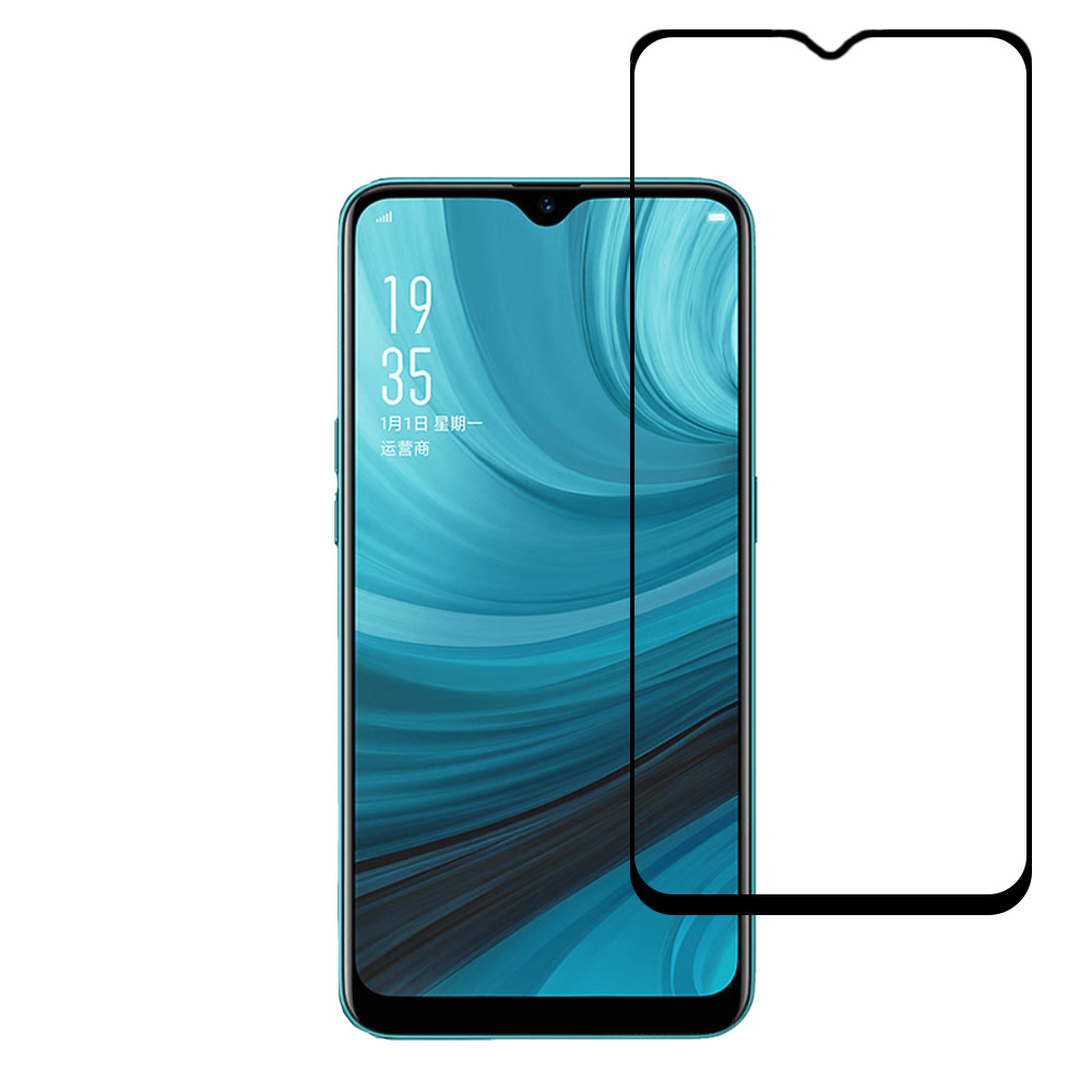 Oppo A7 full cover screenprotector