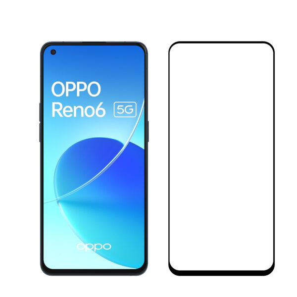 Oppo Reno6 5G full cover screenprotector 2