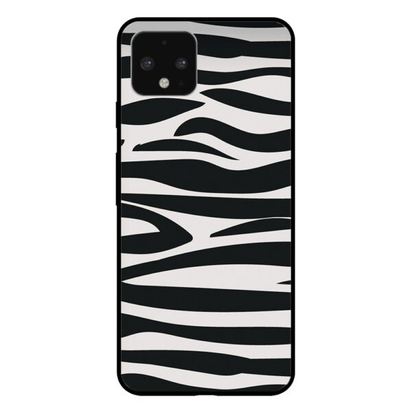 Google Pixel 4 telefoonhoesje met zebra opdruk