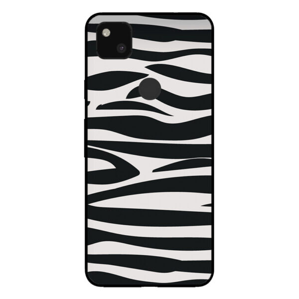 Google Pixel 4A telefoonhoesje met zebra opdruk