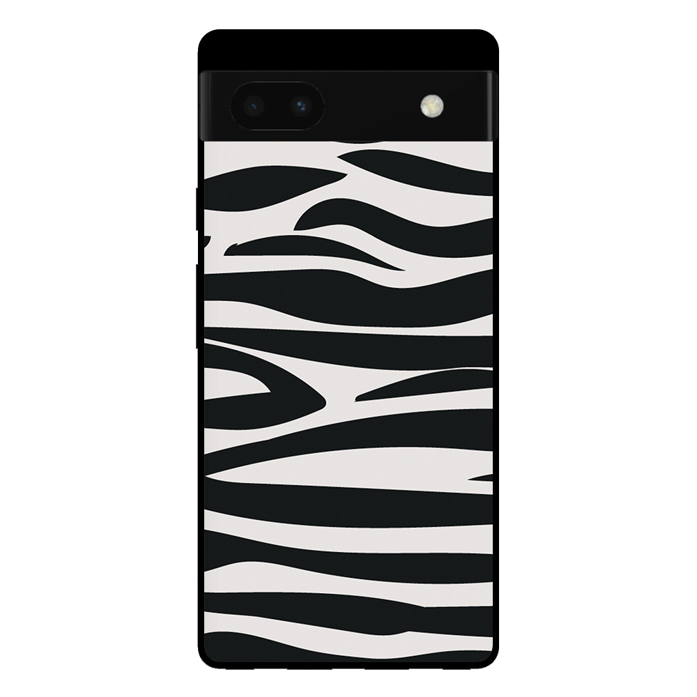 Google Pixel 6A telefoonhoesje met zebra opdruk